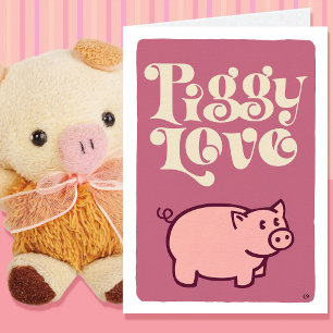 Love of Pigs Blank Kort