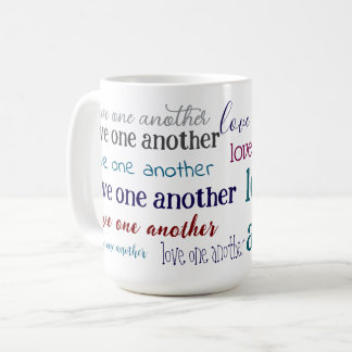 Love one another coffee mug kaffemugg