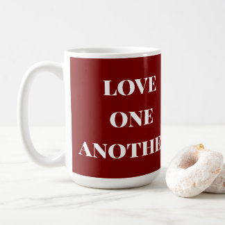 Love one another coffee mug kaffemugg