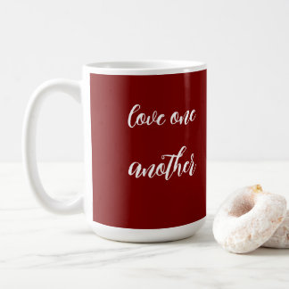 Love one another coffee mug kaffemugg