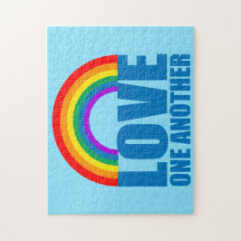 Love One Another Inspirational Christian Verse Pussel