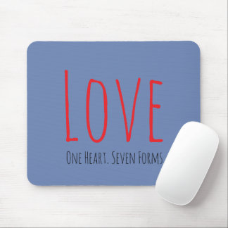 Love - One Heart. Seven Forms Mousepad Musmatta