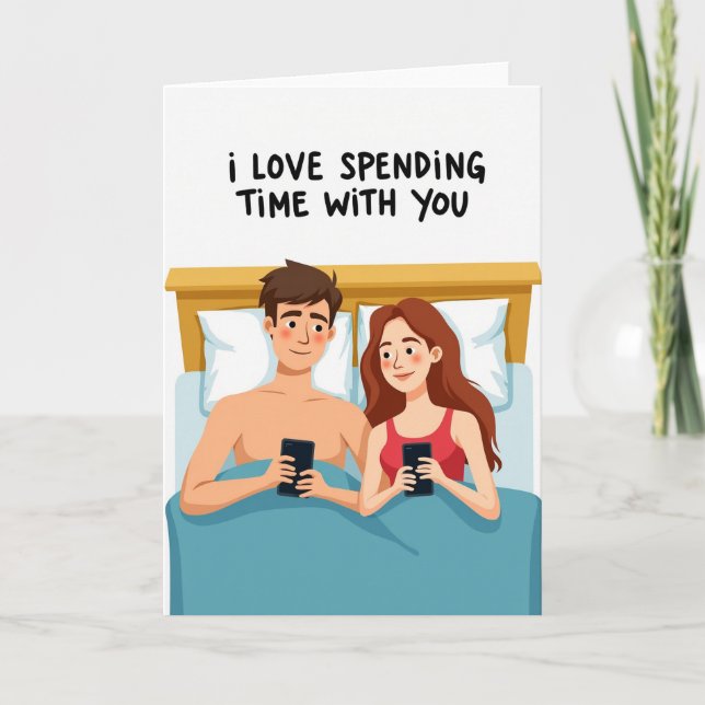 Love Our Time Together Phone Card Kort (Framsida)