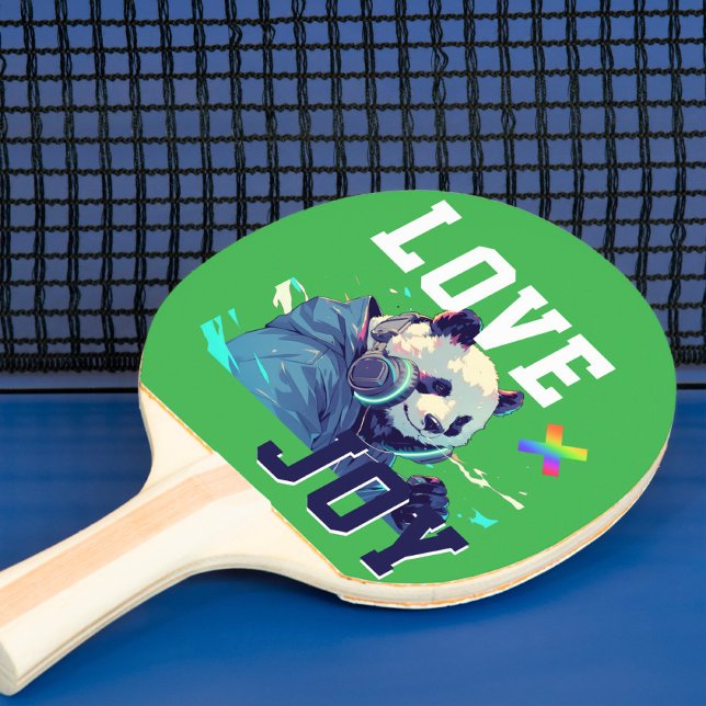 LOVE × PANDA - Custom Pingisracket (Skapare uppladdad)
