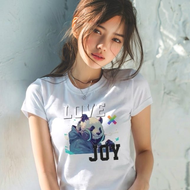 LOVE × PANDA - Custom T Shirt (Skapare uppladdad)