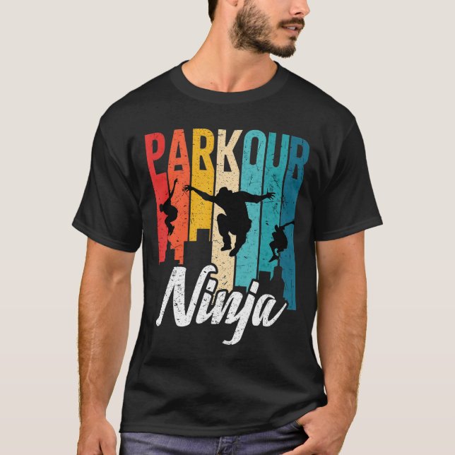 Love Parkour Men  Parkour Gifts for Boys  Women gi T Shirt (Framsida)