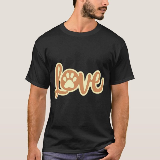 Love paw t shirt (Framsida)
