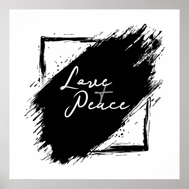 Love &amp; Peace poster &amp; Prints (Framsidan)