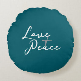 Love & Peace Rund Kudde