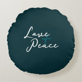 Love & Peace Rund Kudde