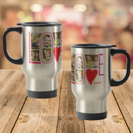 LOVE Photo Collage Cute Valentine's Day Resemugg