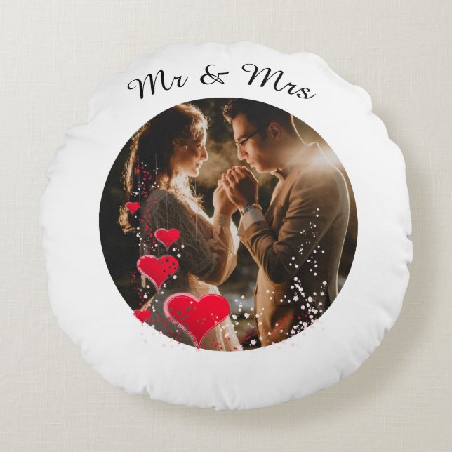 Love Photo Rund Kudde (Framsidan)