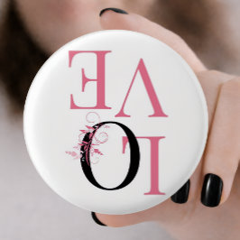 Love Pin Button —Valentine's Gift —Romantic Patche Knapp