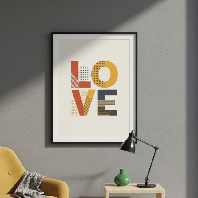LOVE Poster - Inspirational Quote Wall Art | Gift  (Skapare uppladdad)