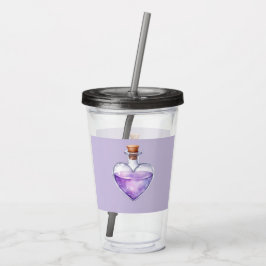 Love Potion Acrylic Tumbler Take Away Mugg