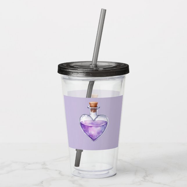 Love Potion Acrylic Tumbler Take Away Mugg (Baksida)