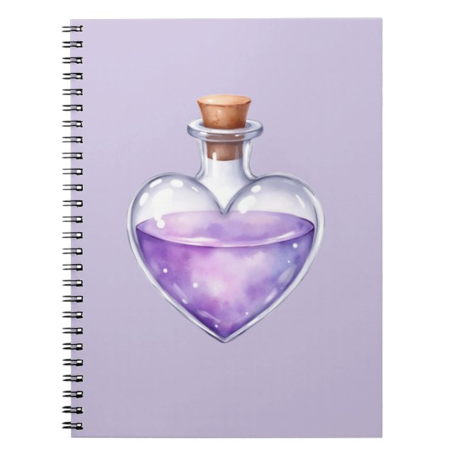  Love Potion Personalized Spiral Notebook Anteckningsbok (Framsidan)