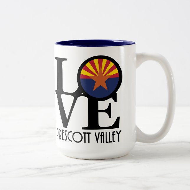 LOVE Prescott Valley 15oz Två-Tonad Mugg (Höger)