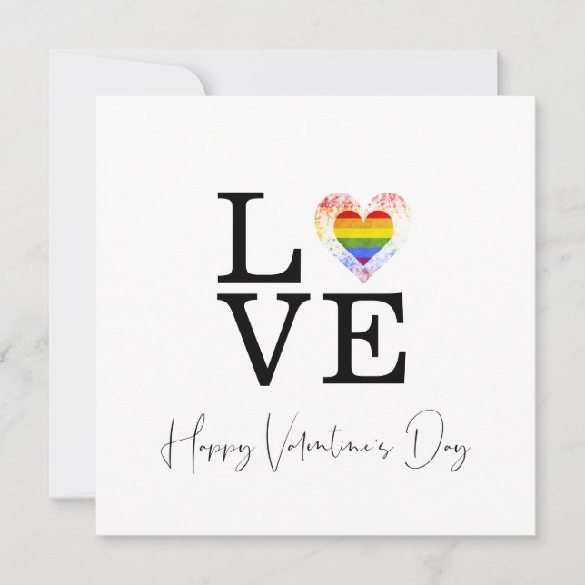 Love Pride Heart Happy Valentine's Day Script (Framsida)