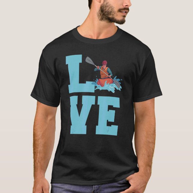 Love Rafting T Shirt (Framsida)
