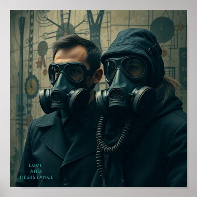 LOVE & RESISTANCE Kafka Romantics Modern Graphic 2 Poster (Framsidan)