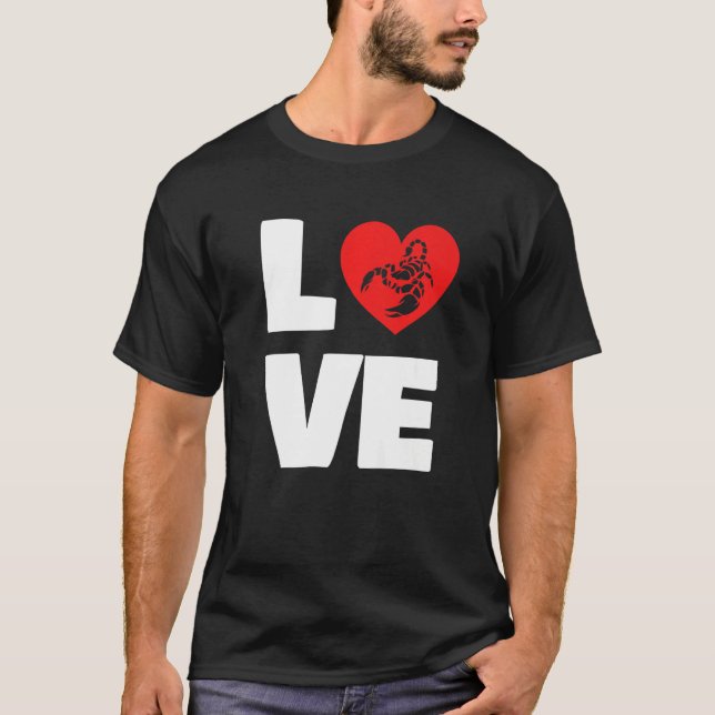 Love Scorpion Scorpion Venom   T Shirt (Framsida)