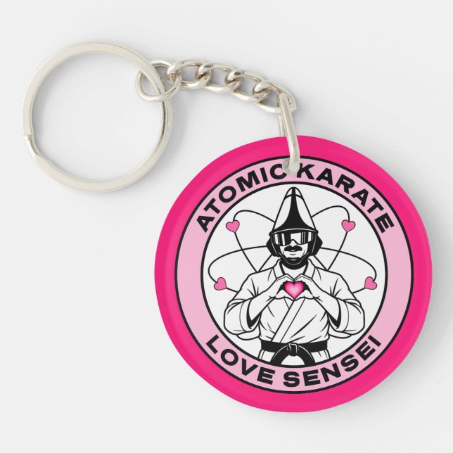 Love Sensei - Atomic Karate - TWRP Nyckelring (Framsidan)
