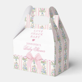 Love Shack Baby Coquette Bow Floral Baby Shower Presentaskar