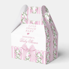 Love Shack Baby Coquette Bow Floral Baby Shower Presentaskar