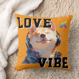 LOVE × SHIBA - Custom Kudde