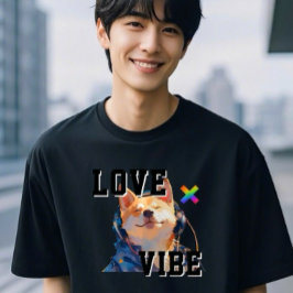LOVE × SHIBA - Custom T Shirt