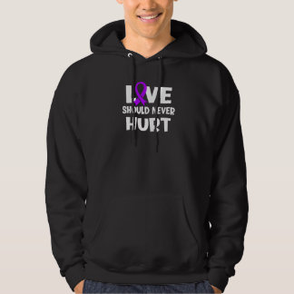 Love Should Never Hurt Narcissistic Abuse Domestic Hoodie