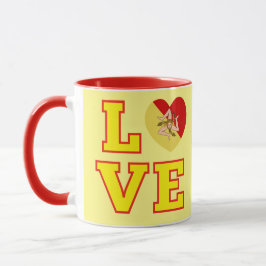 LOVE Sicilien Mugg