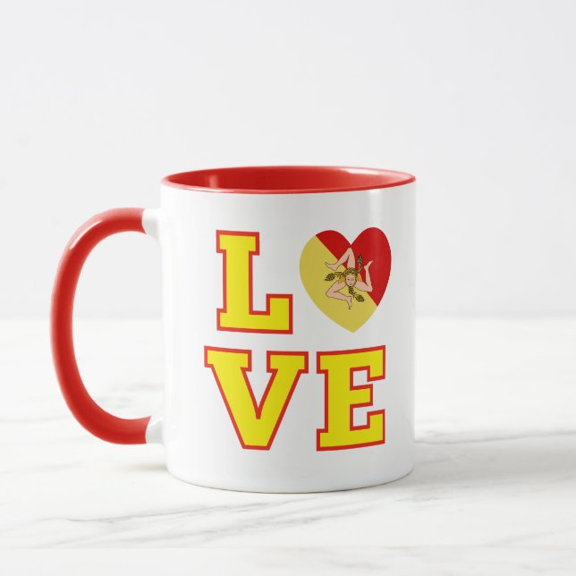 LOVE Sicily Mug Mugg (Vänster)