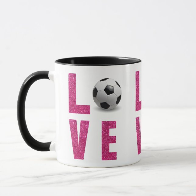 Love Soccer Mugg (Vänster)