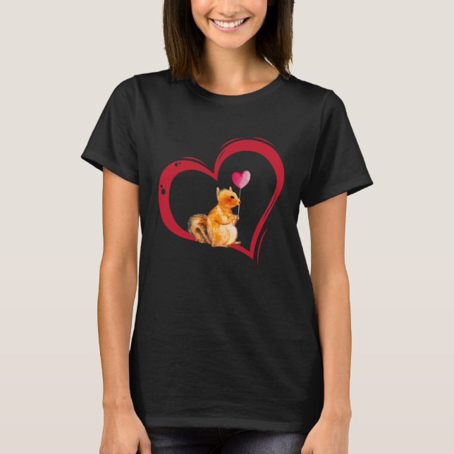 Love squirrel jokes Valentine s Day T Shirt (Framsida)