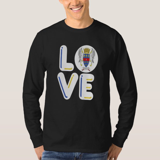 LOVE  St Barthelemy T Shirt (Framsida)