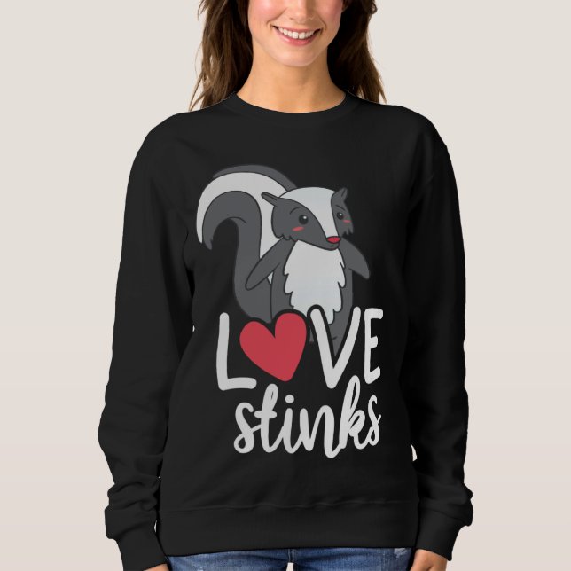 Love Stinks Clothing His and Her Valentines Day T Shirt (Framsida)