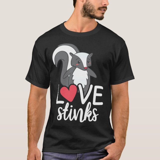 Love Stinks Clothing His and Her Valentines Day T Shirt (Framsida)