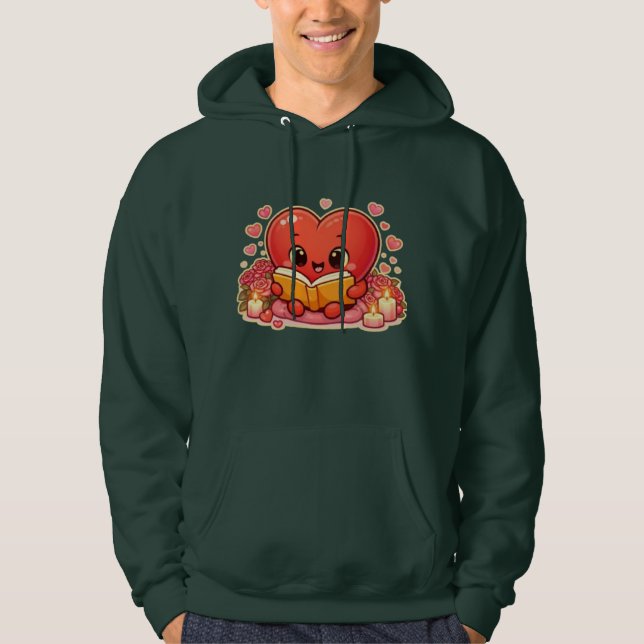 Love Stories Begin Within the Heart Hoodie (Framsida)