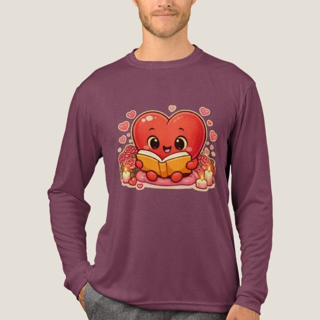 Love Stories Begin Within the Heart T Shirt (Framsida)