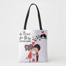 Love Story Tote Tygkasse