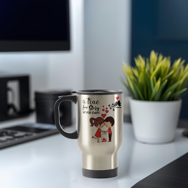 Love Story Travel Mug Resemugg (Skapare uppladdad)