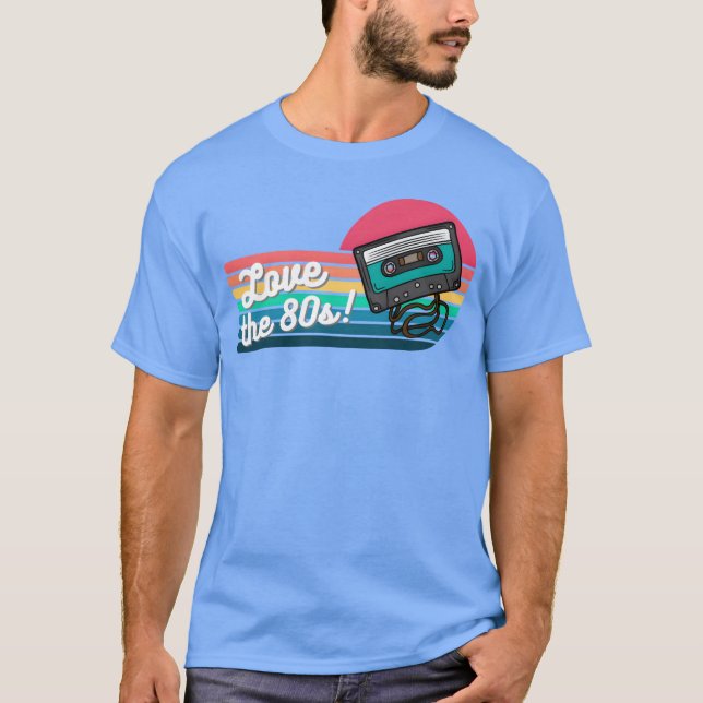 Love the 80s family t shirt (Framsida)