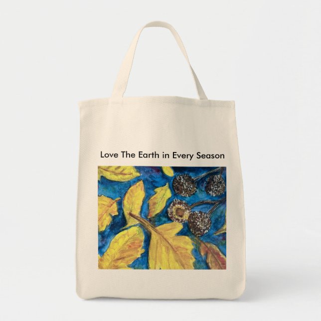 Love the Earth, fabric shopping bag Tygkasse (Framsidan)