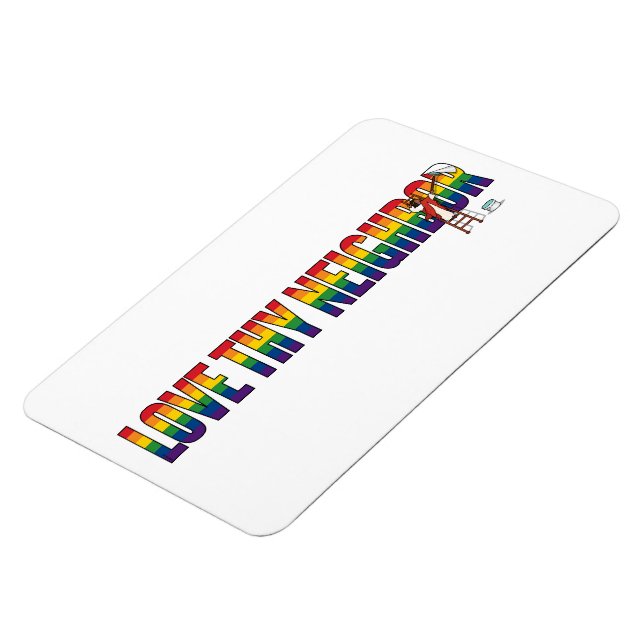 Love Thy Neighbor Magnet (Vänstra Sidan)