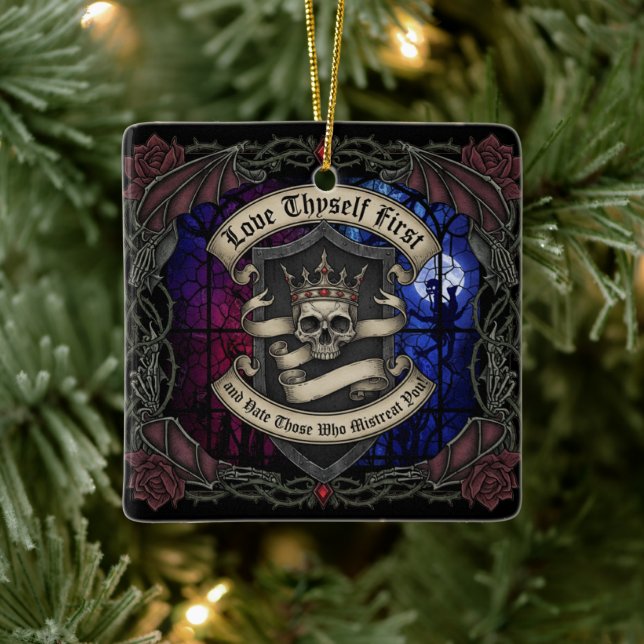 Love Thyself First Julgransprydnad Keramik (Träd)