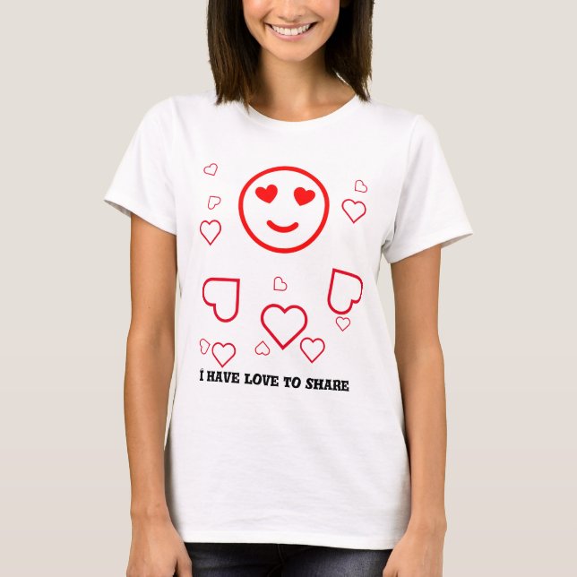 Love to share t shirt (Framsida)
