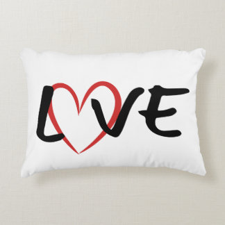 LOVE tryckt Prydnadskudde