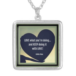 LOVE Vad Du Gör Citat Halsband -Adiela Akoo